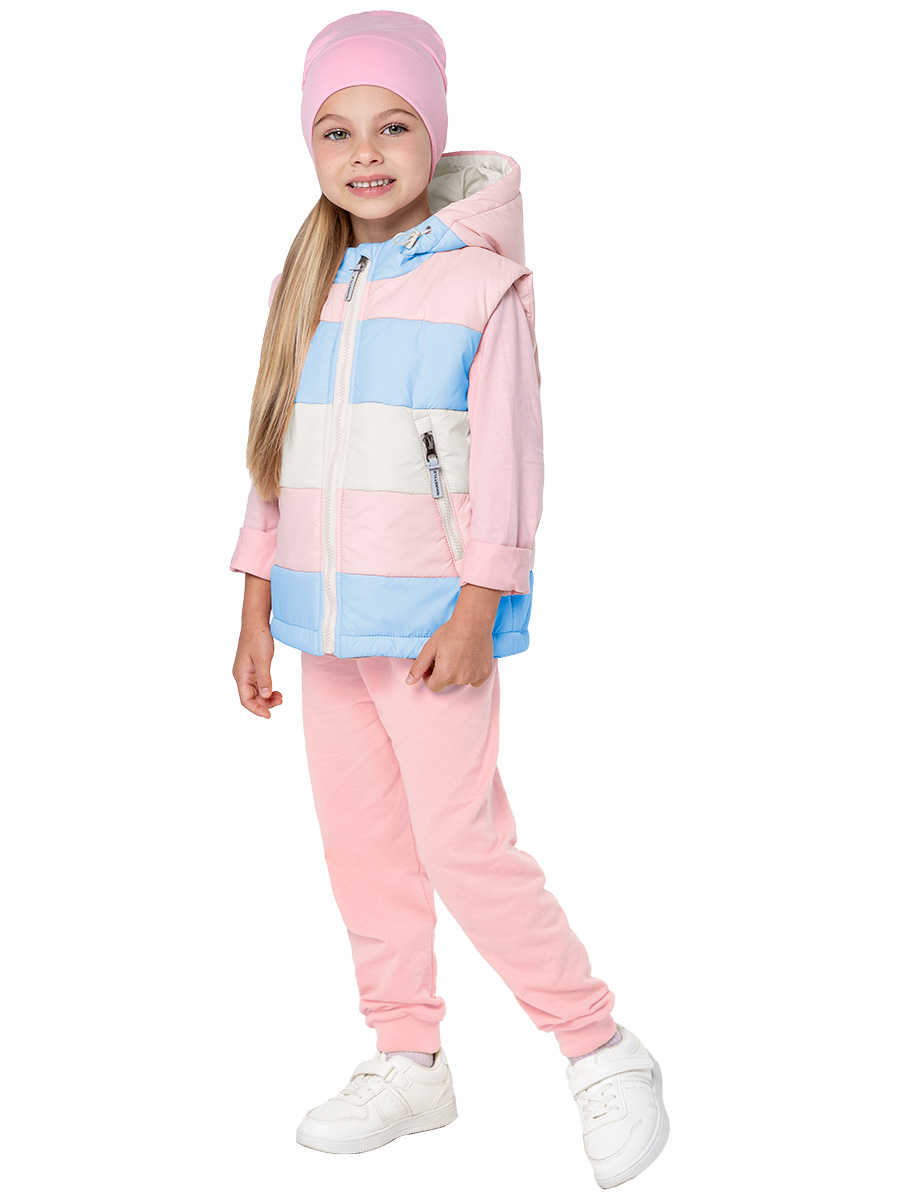 

Жилет детский NIKASTYLE 9м7024, пудра/кешью, 122, Розовый, 9м7024