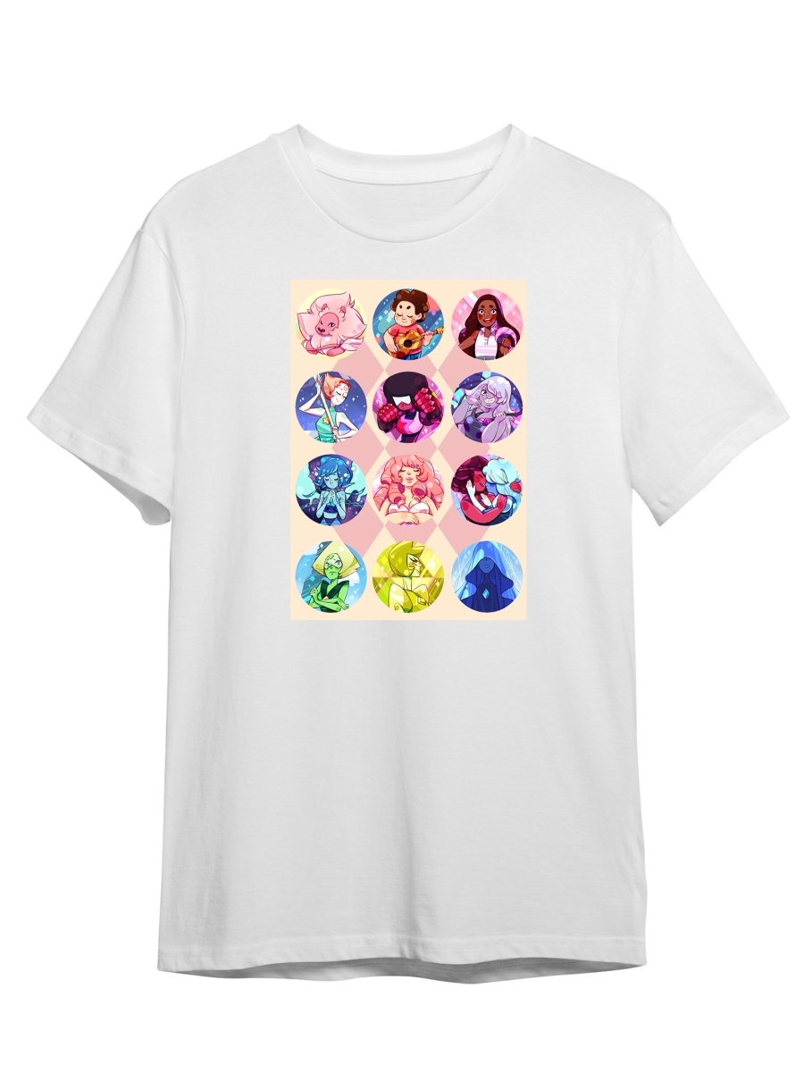 

Футболка унисекс СувенирShop Steven Universe/Вселенная Стивена 11 белая 3XL (56-58), "Steven Universe/Вселенная Стивена" 11