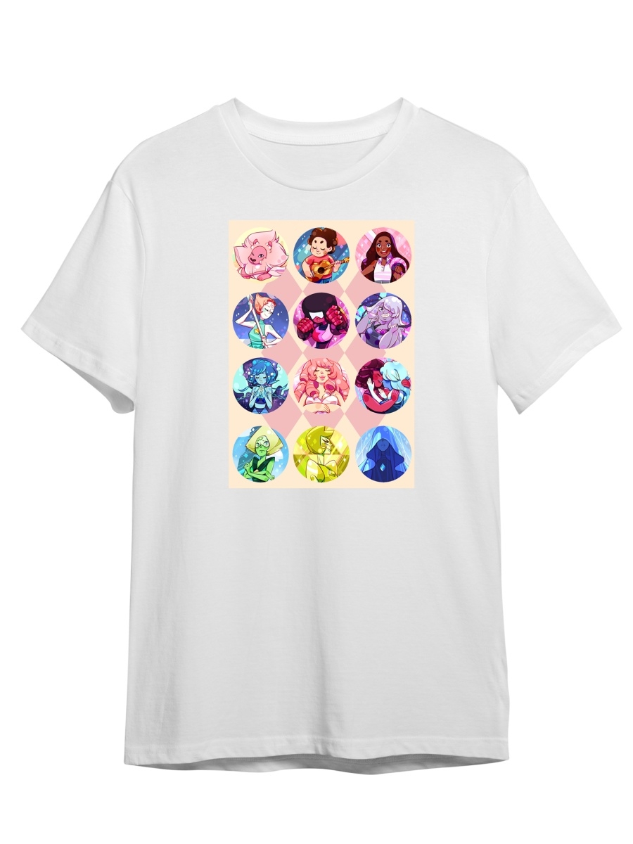 

Футболка унисекс СувенирShop Steven Universe/Вселенная Стивена 11 белая L (48-50), "Steven Universe/Вселенная Стивена" 11