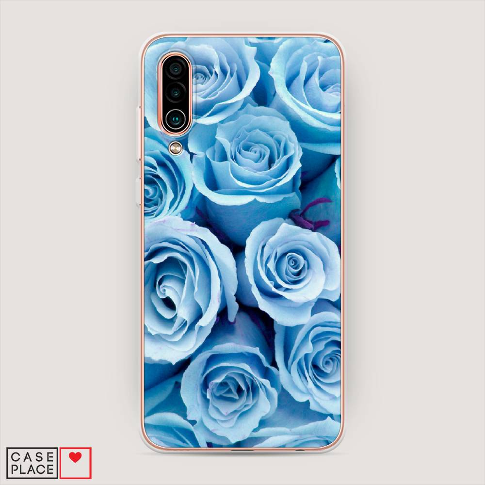 

Чехол Awog на Meizu 16Xs "Лазурные розы", Голубой, 73450-8