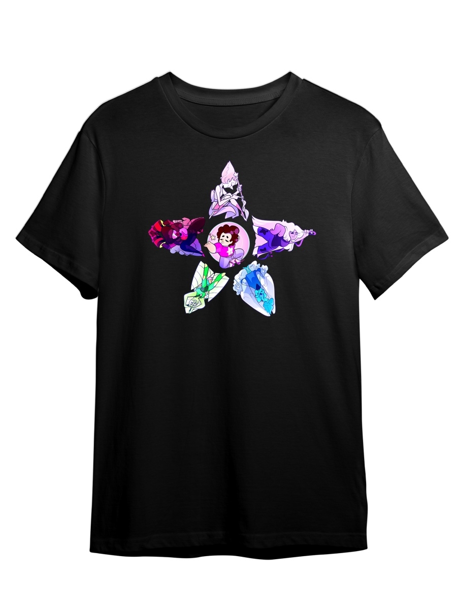 

Футболка унисекс СувенирShop Steven Universe/Вселенная Стивена 17 черная XL (50-52), "Steven Universe/Вселенная Стивена" 17