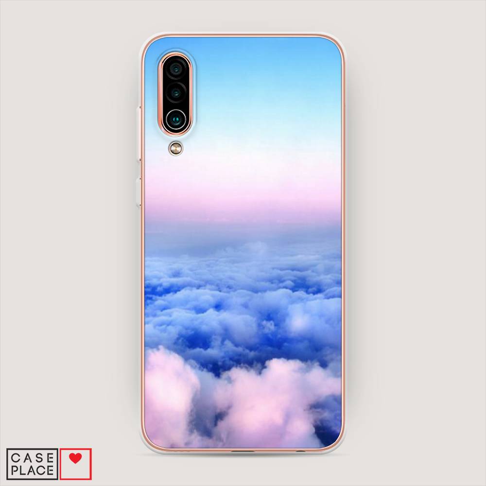 

Чехол Awog на Meizu 16Xs "Облака", Голубой;розовый, 73450-4