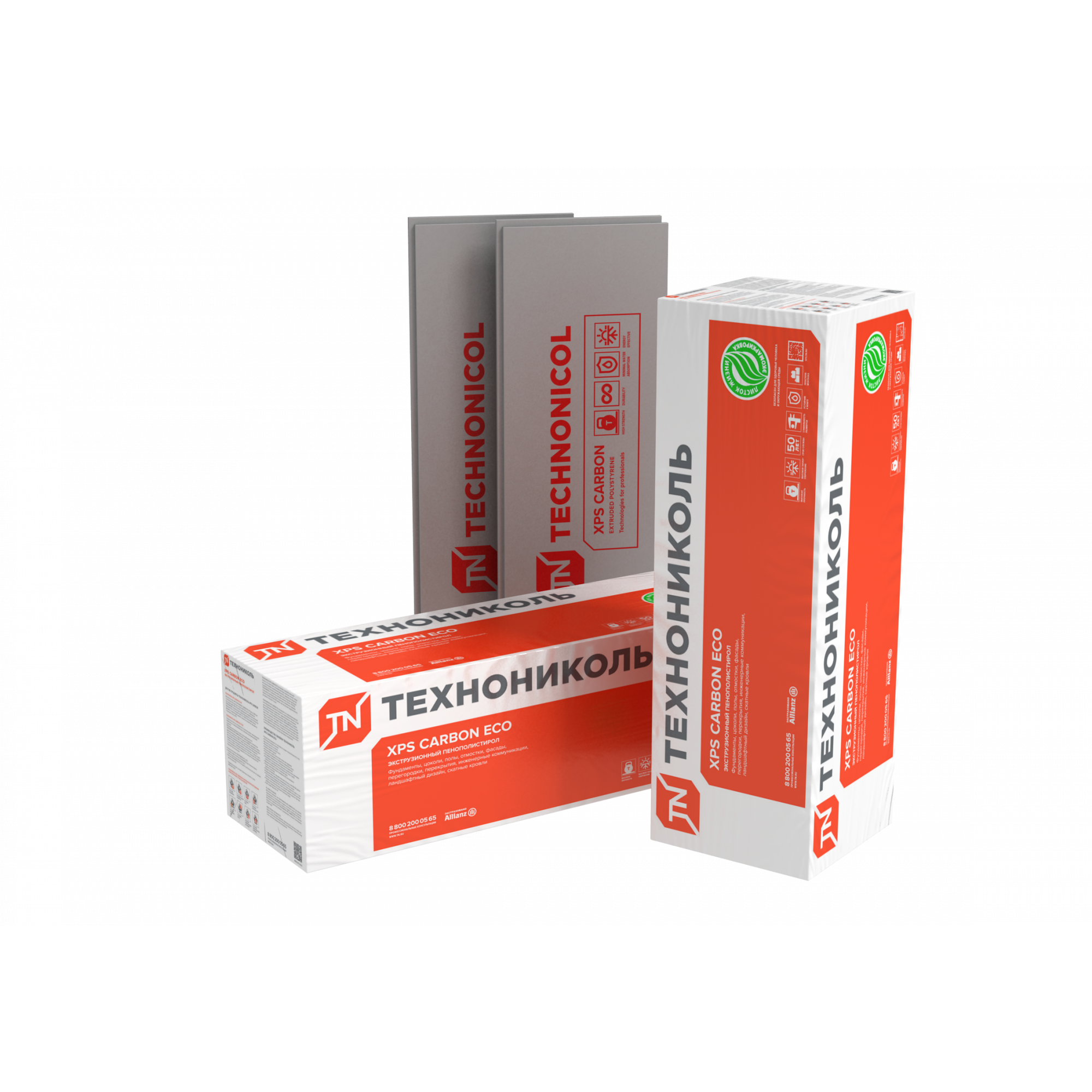 

Экструзионный пенополистирол ТЕХНОНИКОЛЬ CARBON ECO SP (2360*580*100х4; 0,547520м3/уп)