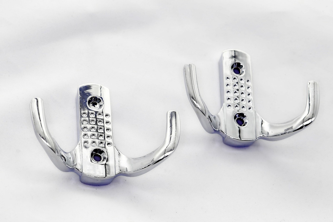 

Крючок Brante двухрожковый мебельный BR 61 хром 2 шт, BR 71