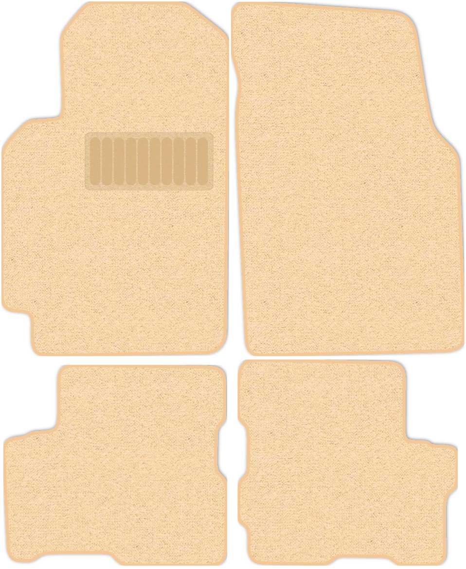фото Коврики в салон комфорт для honda hr-v (gh) 2001 - 2005, 4 шт. бежевый, текстиль allmone