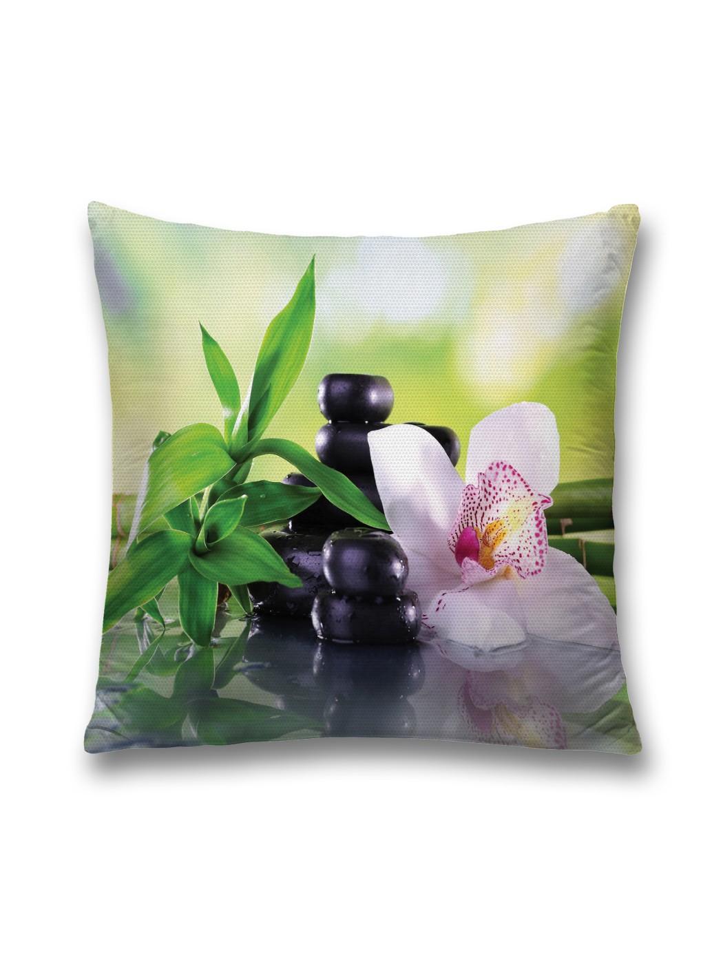 фото Наволочка joyarty декоративная "цветок орхидеи" на молнии, 45x45 см