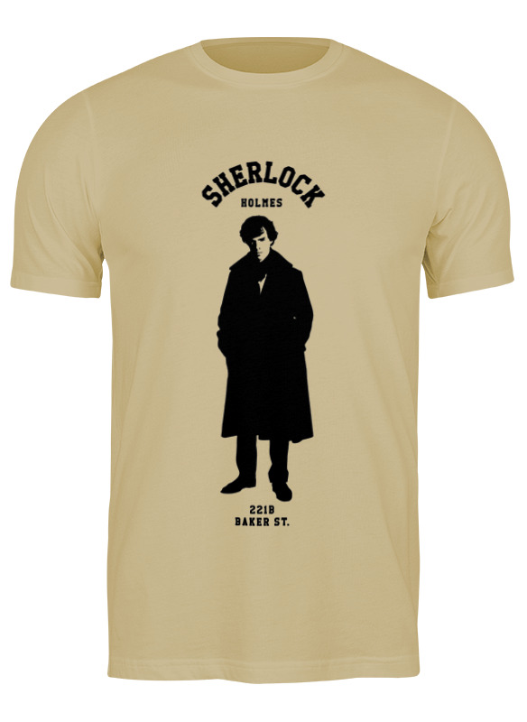 

Футболка мужская Printio Шерлок холмс (sherlock holmes) бежевая L, Бежевый, Шерлок холмс (sherlock holmes)