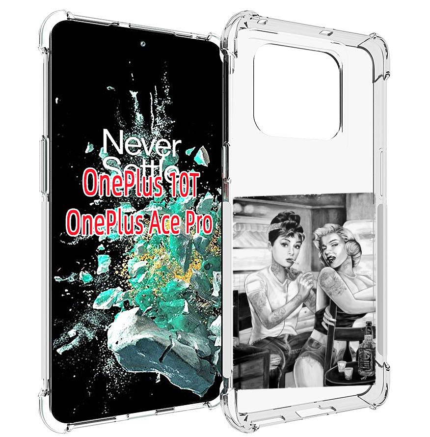 

Чехол MyPads тату мастер для OnePlus 10T, Прозрачный, Tocco