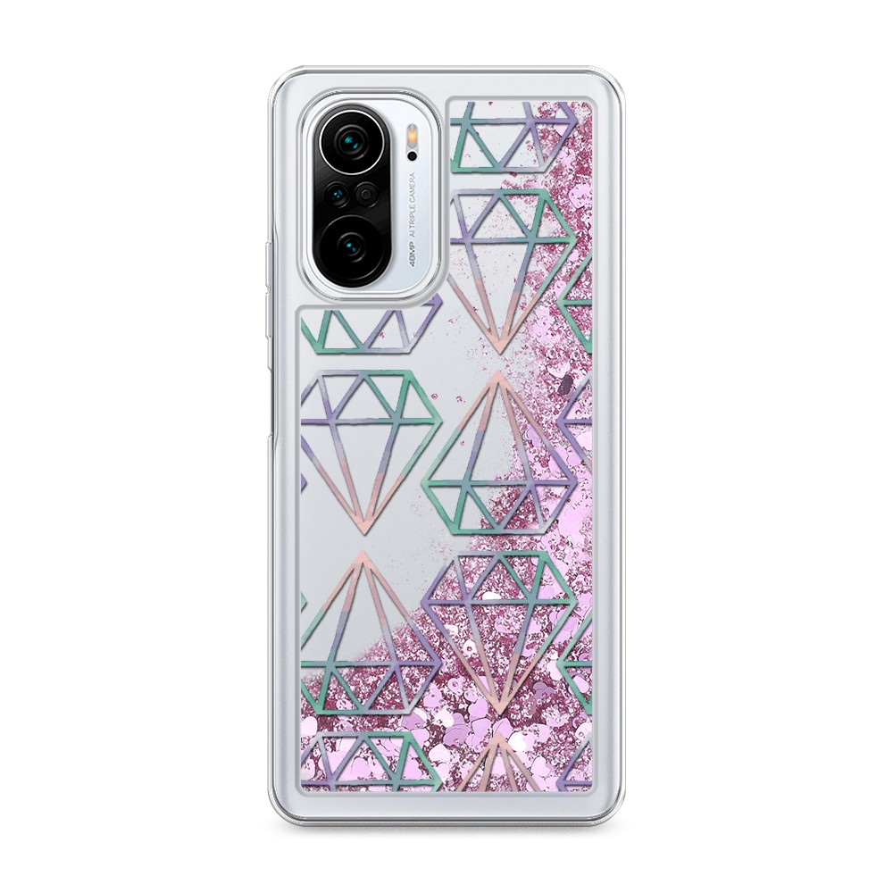 

Чехол Awog "Бриллианты голографика" на Xiaomi Poco F3/Redmi K40/Mi11i, 310194-1