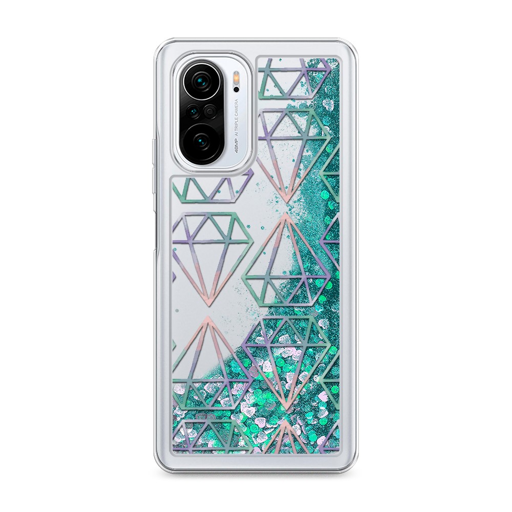 

Чехол Awog "Бриллианты голографика" на Xiaomi Poco F3/Redmi K40/Mi11i, 310195-1