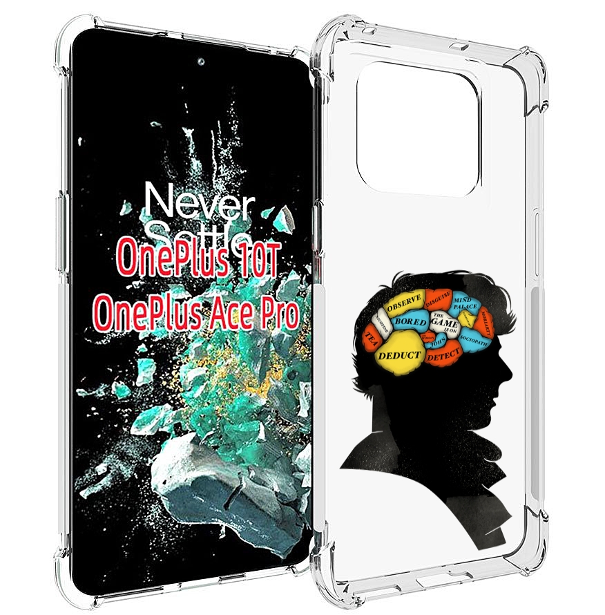 

Чехол MyPads темный рисунок для OnePlus 10T, Прозрачный, Tocco