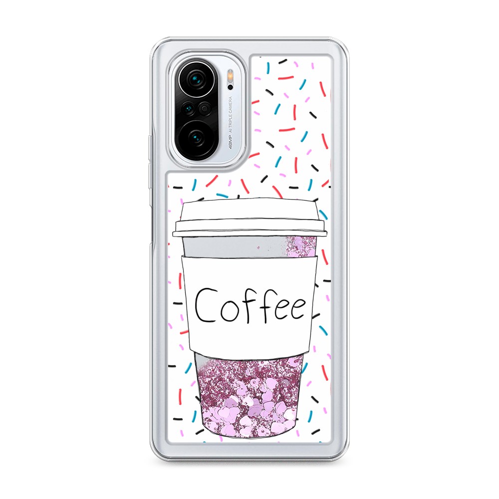 

Чехол Awog "Coffee прозрачный стакан" на Xiaomi Poco F3/Redmi K40/Mi11i, 310194-1