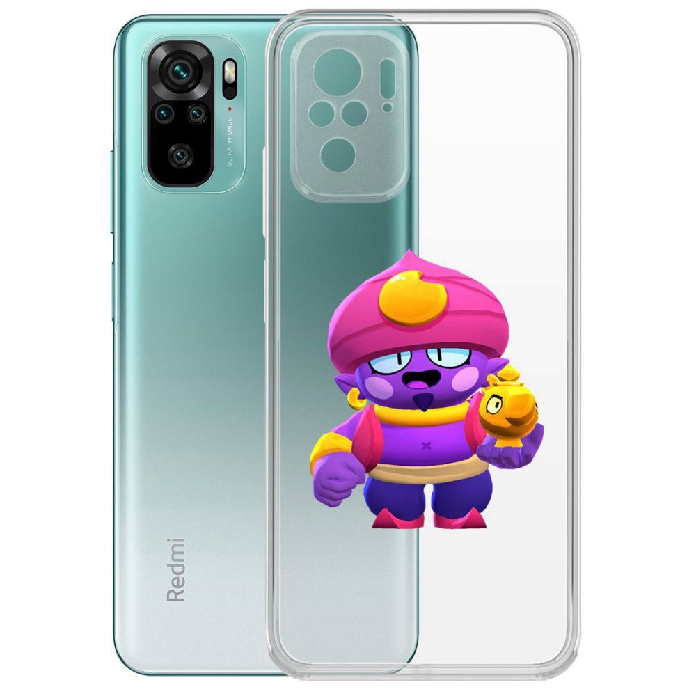 

Чехол-накладка Brawl Stars-Джин для Xiaomi Redmi Note 10/ Note 10S
