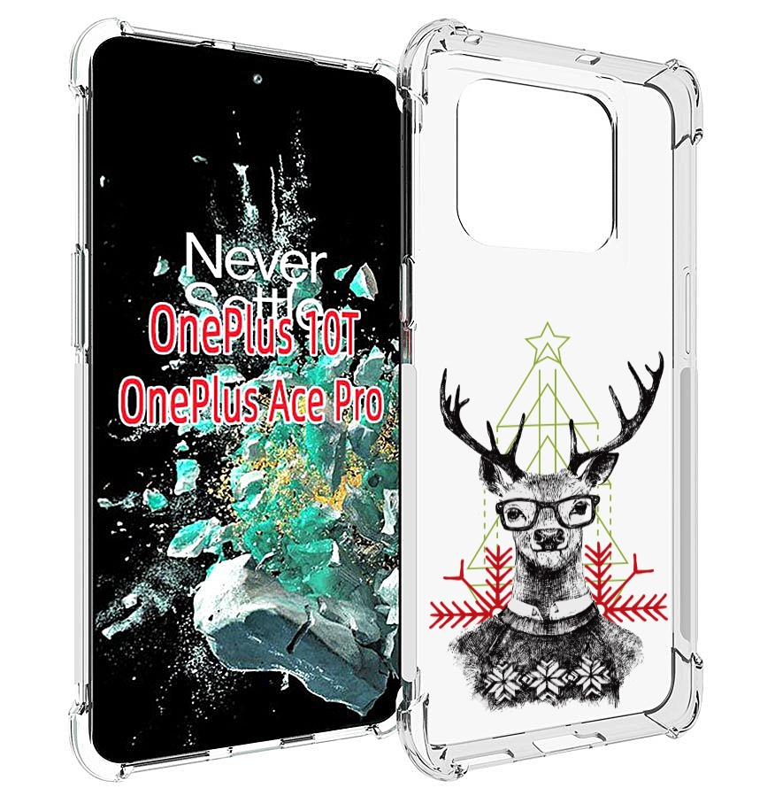 

Чехол MyPads умный олень для OnePlus 10T, Прозрачный, Tocco