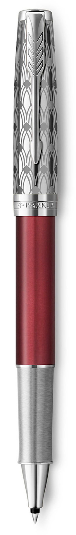 

Ручка роллер Parker Sonnet Premium T537 (2119782) Metal Red CT F черн. черн. подар.кор.