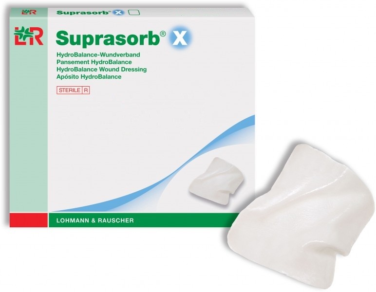 Повязка Suprasorb X регулирует гидробаланс ран и заживление 14х20см 20532 1 шт.