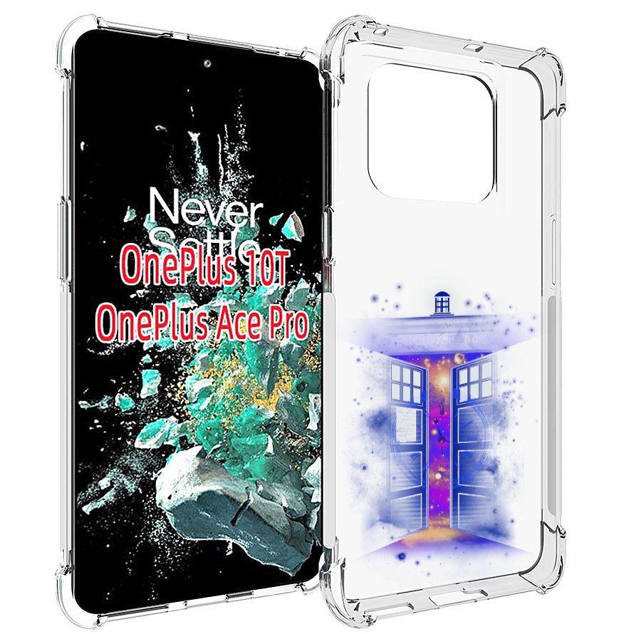 

Чехол MyPads фиолетовый уголок абстракция для OnePlus 10T, Прозрачный, Tocco