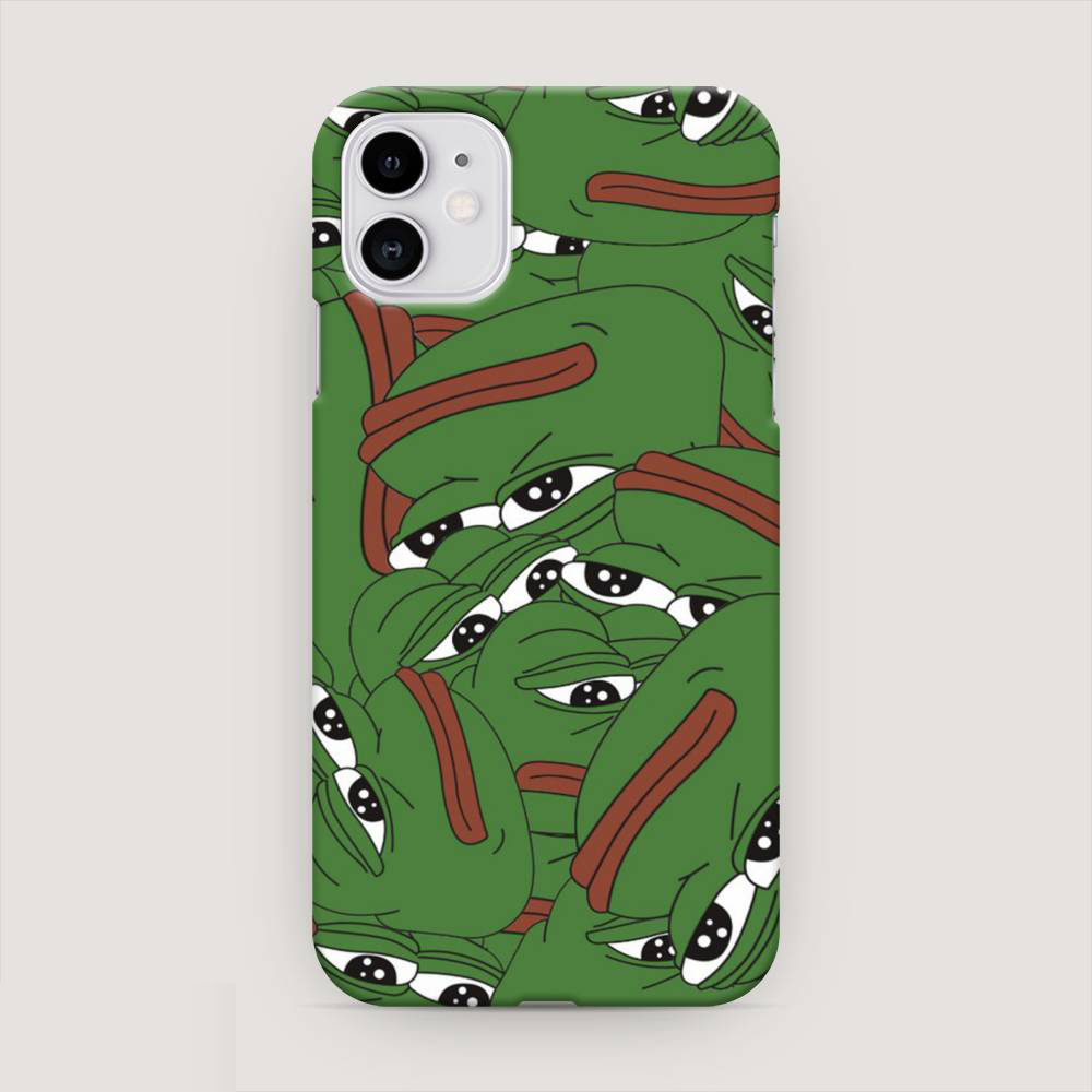 фото Чехол awog для apple iphone 11 "печальный frog"