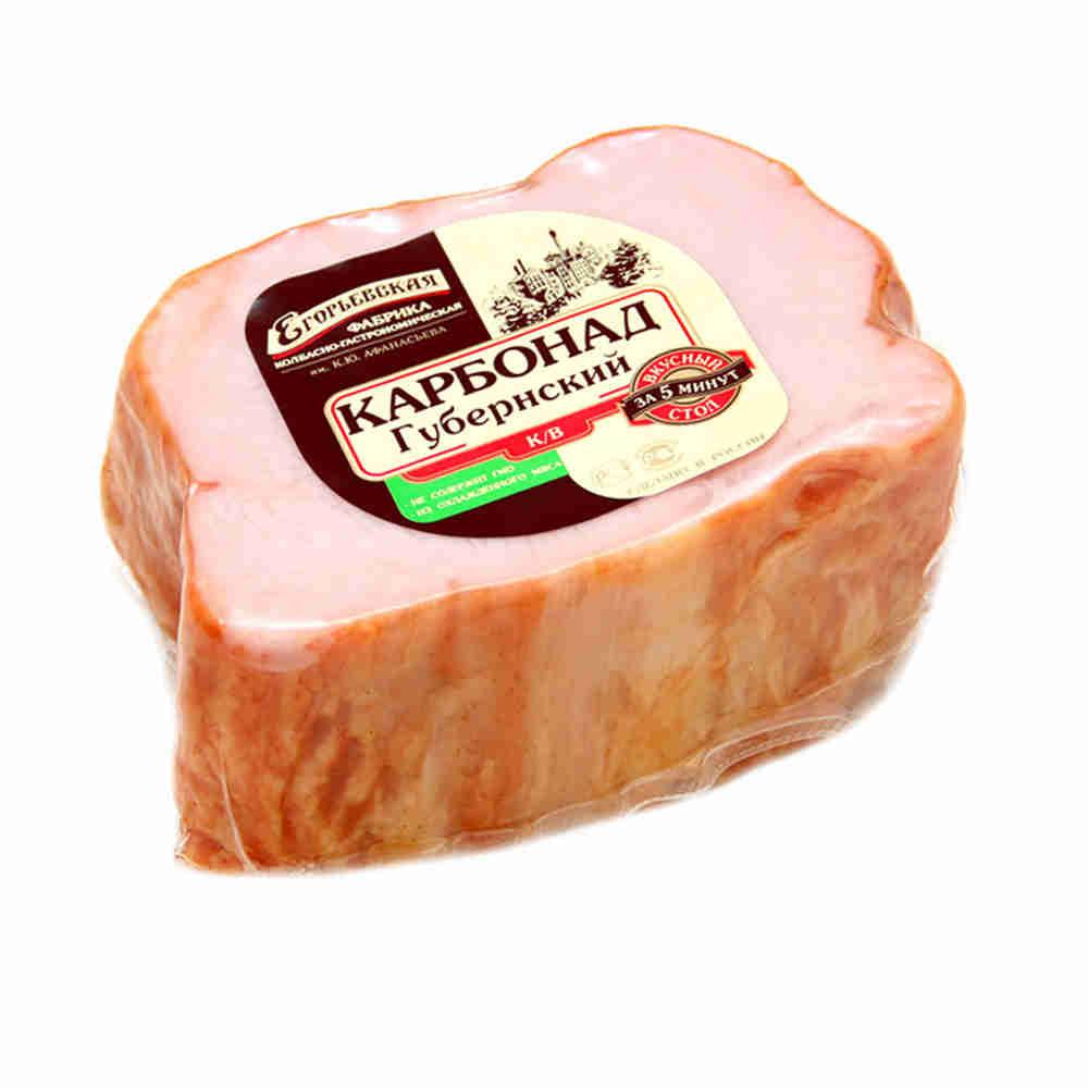 

Карбонад губернский в/к в/у 300г екгф