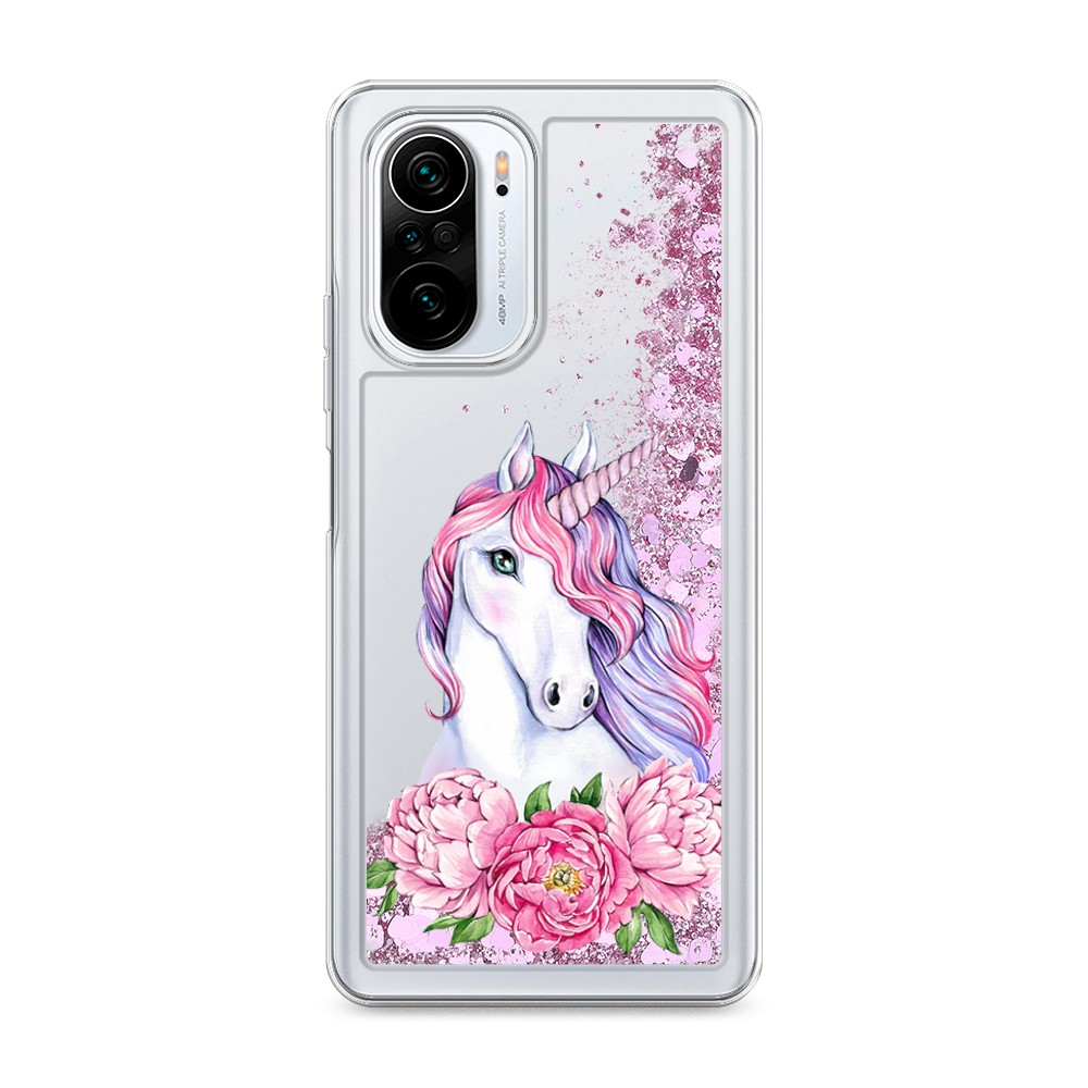 

Чехол Awog "Единорог с пионами" на Xiaomi Poco F3/Redmi K40/Mi11i, 310194-1