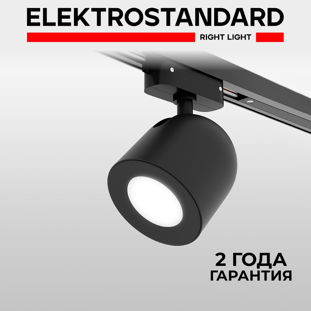 Трековый однофазный поворотный светильник Elektrostandard Ogma MRL 1005 GU10 черный