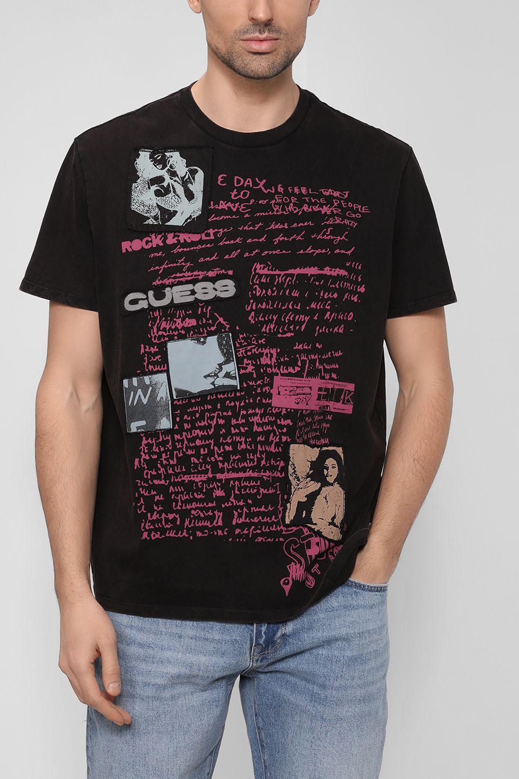 

Футболка мужская Guess M3RI61 KBDL0 черная S, Черный, M3RI61 KBDL0