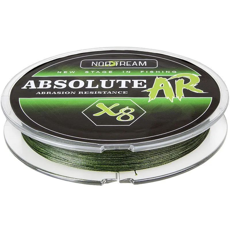 

Плетенка Absolute AR 8X #0.6 130 м цв. green, Зеленый, AbsoluteAR