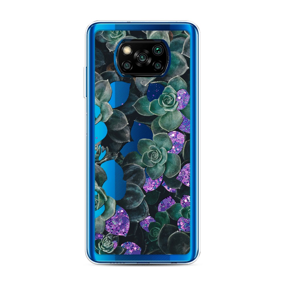 

Чехол Awog на Poco X3/X3 Pro "Сукуленты цветные", Разноцветный, 39292-1