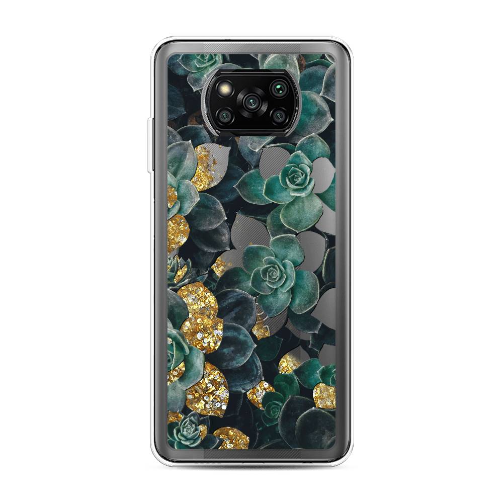 

Чехол Awog на Poco X3/X3 Pro "Сукуленты цветные", 310690-1