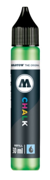 

Заправка на меловой основе Molotow CHALK Refill 30мл, Зеленый