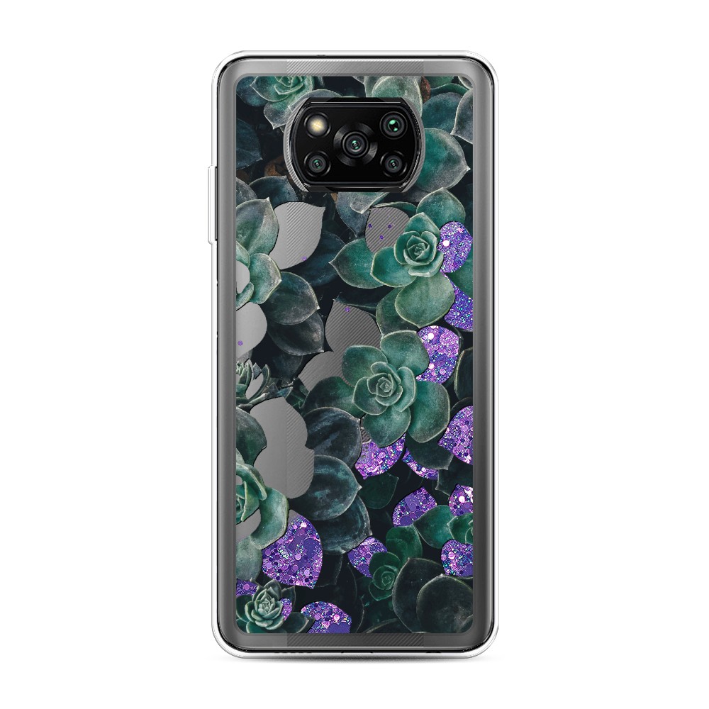 

Чехол Awog на Poco X3/X3 Pro "Сукуленты цветные", Разноцветный, 310692-1