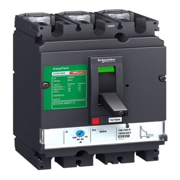 

Автоматический выключатель Schneider Electric CVS 250B 3П 250A 25kA LV525303