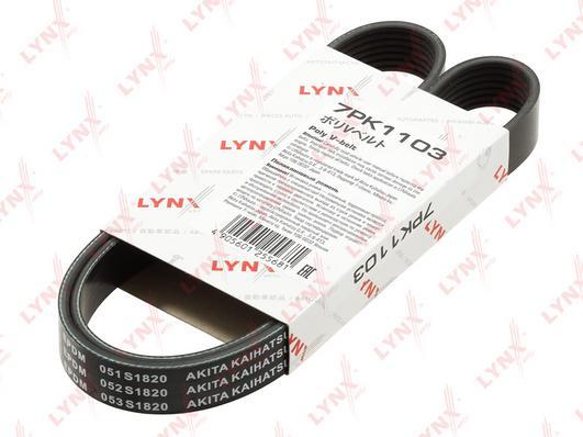 

Ремень Поликлиновой 7pk1103 LYNXauto арт. 7PK1103