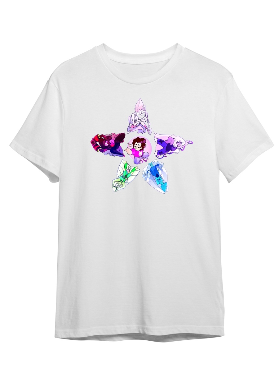 

Футболка унисекс СувенирShop Steven Universe/Вселенная Стивена 17 белая S (44-46), "Steven Universe/Вселенная Стивена" 17