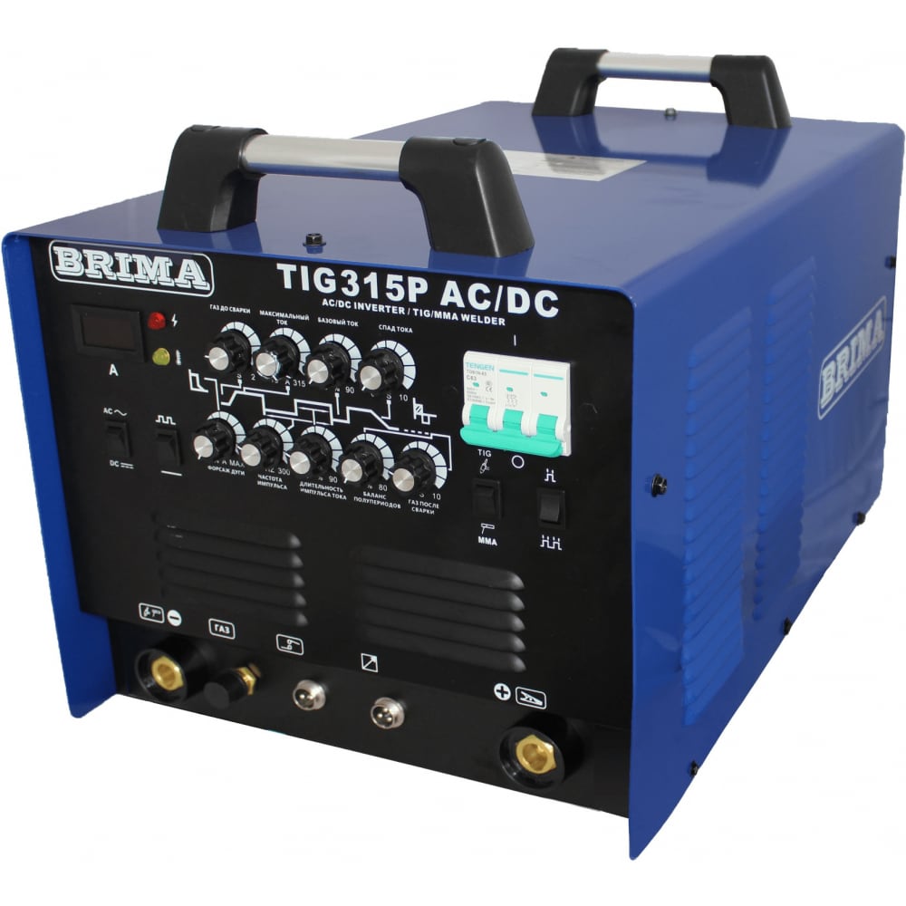 

Инверторная установка Brima TIG-315P AC/DC 380В HF 0005684
