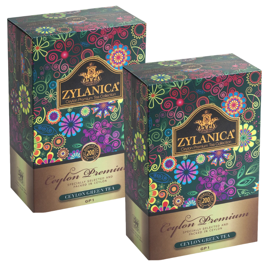 Чай зеленый Zylanica Ceylon Premium Collectoin 2 шт по 200 г 1418₽