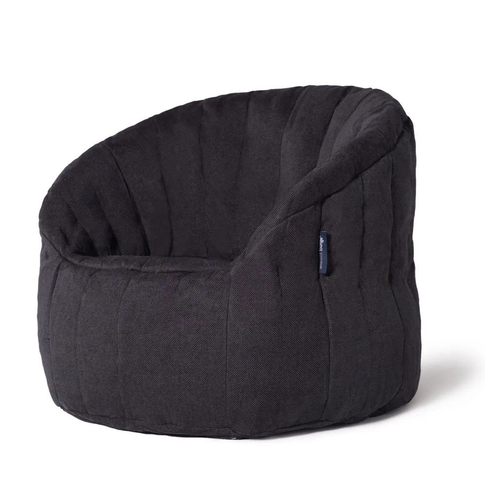 Бескаркасное кресло Ambient Lounge - Butterfly Sofa - Black Sapphire (черный)