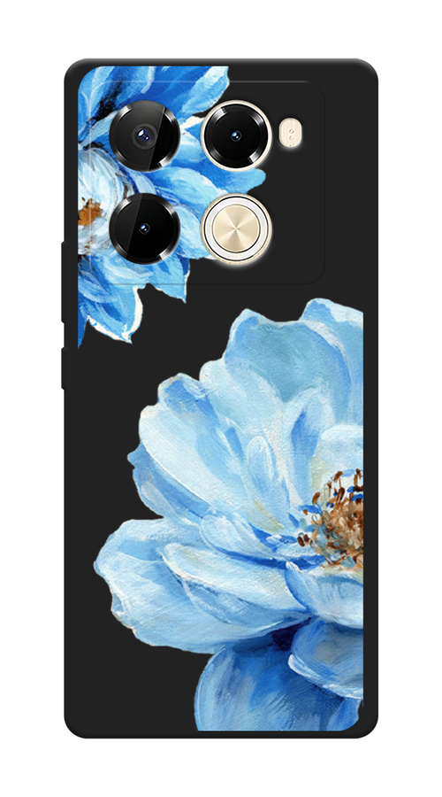 

Чехол Awog на Infinix Note 40 Pro 5G/Note 40 Pro Plus "Голубые клематисы", Голубой, 3106052-1