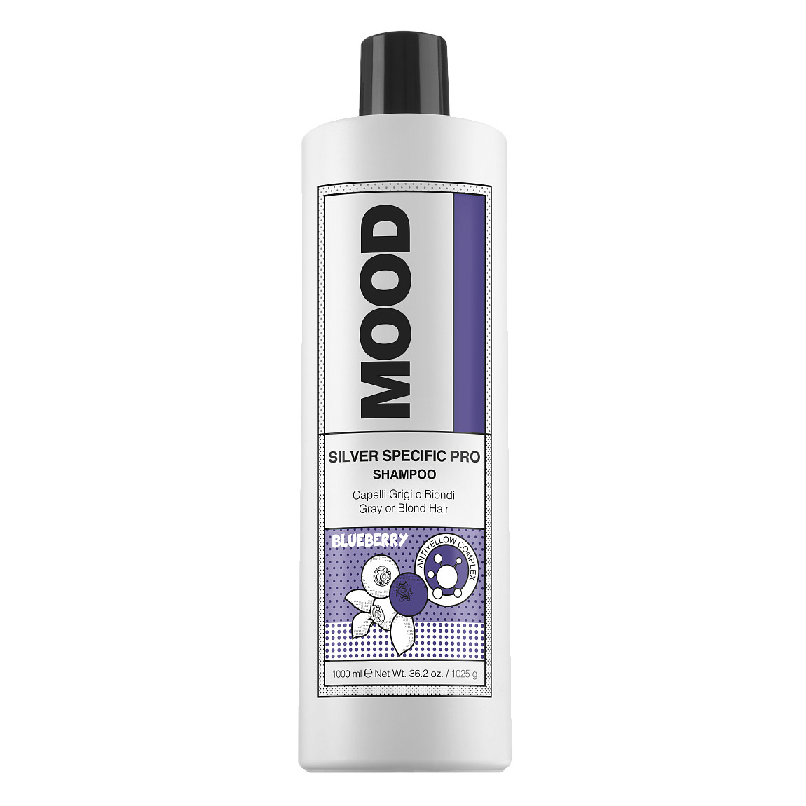 

Шампунь для осветлённых волос Mood Silver Specific Shampoo Pro 1000 мл