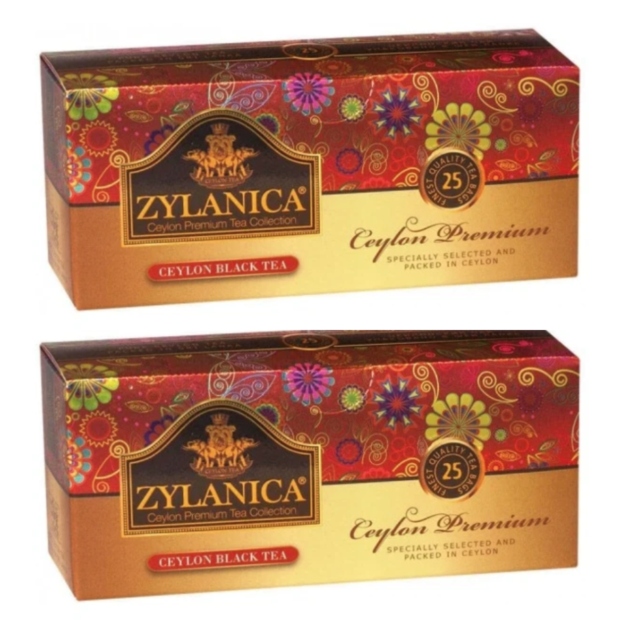 Чай черный Zylanica Ceylon Premium Collectoin 2 шт по 25 пакетиков 627₽