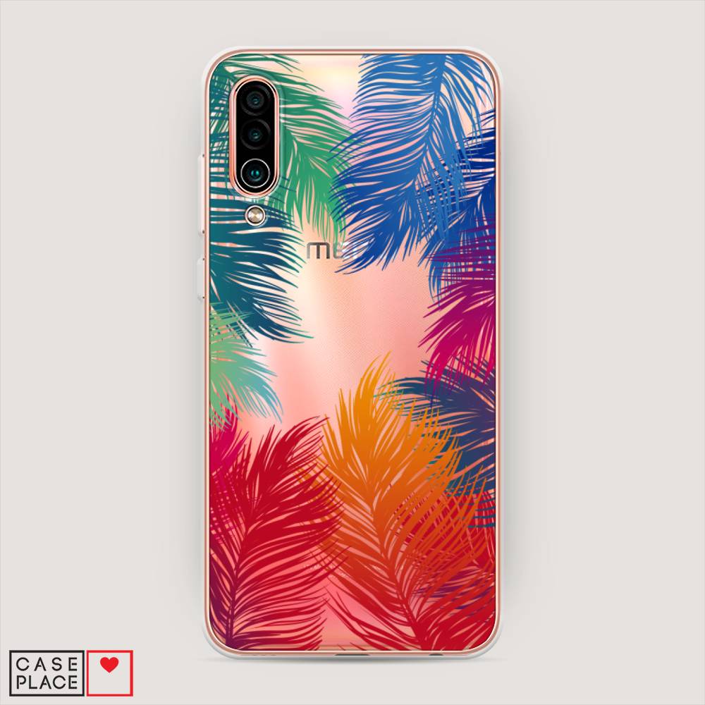 

Чехол Awog на Meizu 16Xs "Рамка из перьев", Красный, 73450-4
