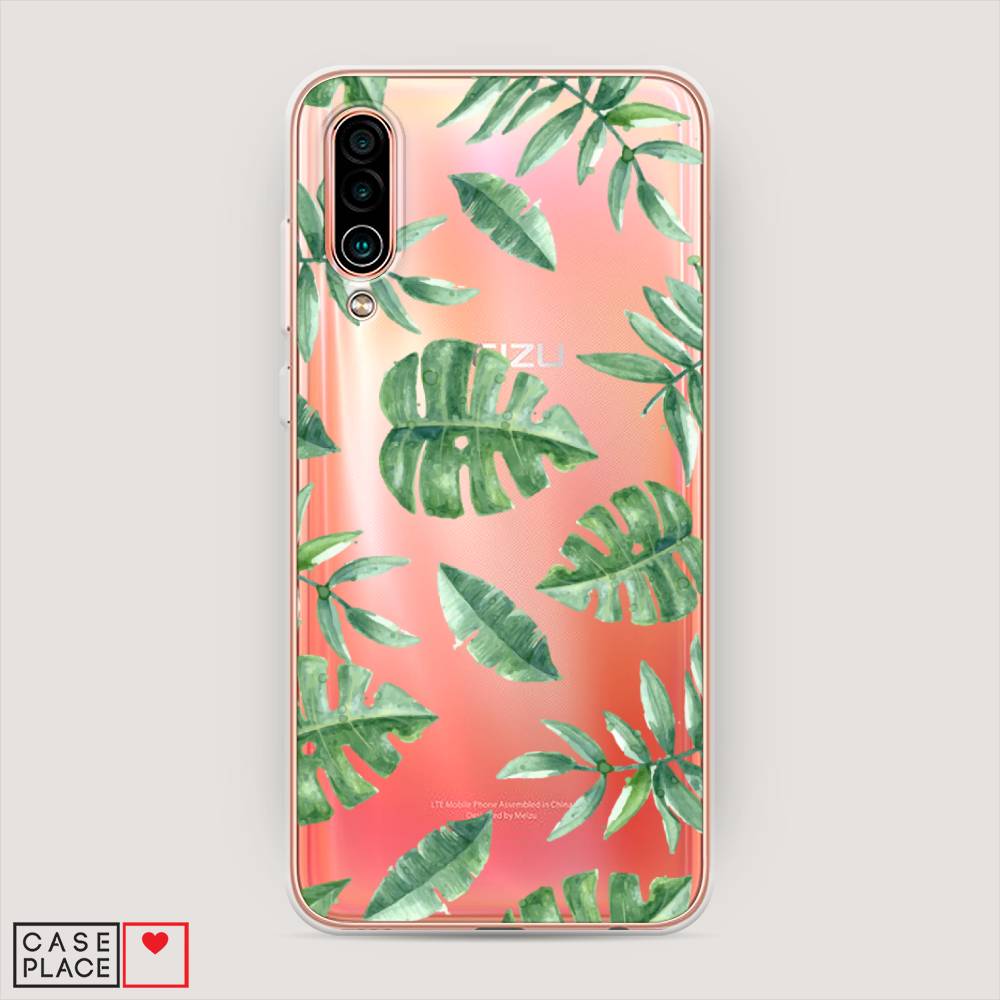 

Чехол Awog на Meizu 16Xs "Нарисованные пальмовые листья", Зеленый, 73450-4