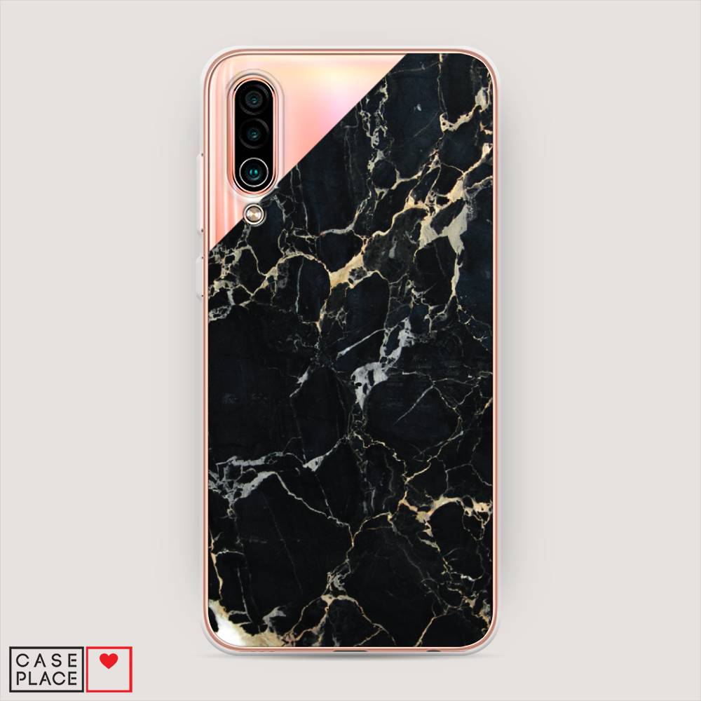 

Чехол Awog на Meizu 16Xs "Черный мрамор уголок", Черный;золотистый, 73450-3