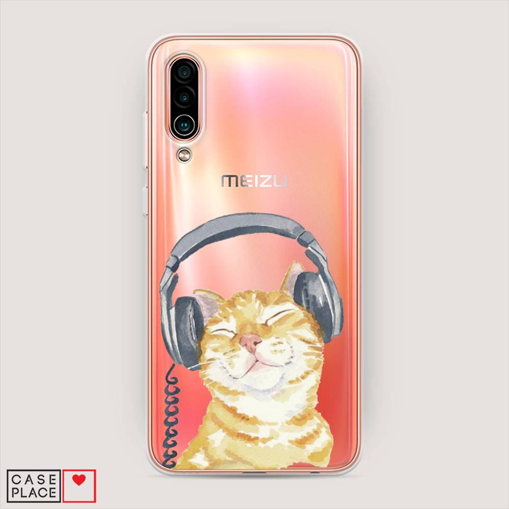 

Чехол Awog "Кот меломан" для Meizu 16Xs