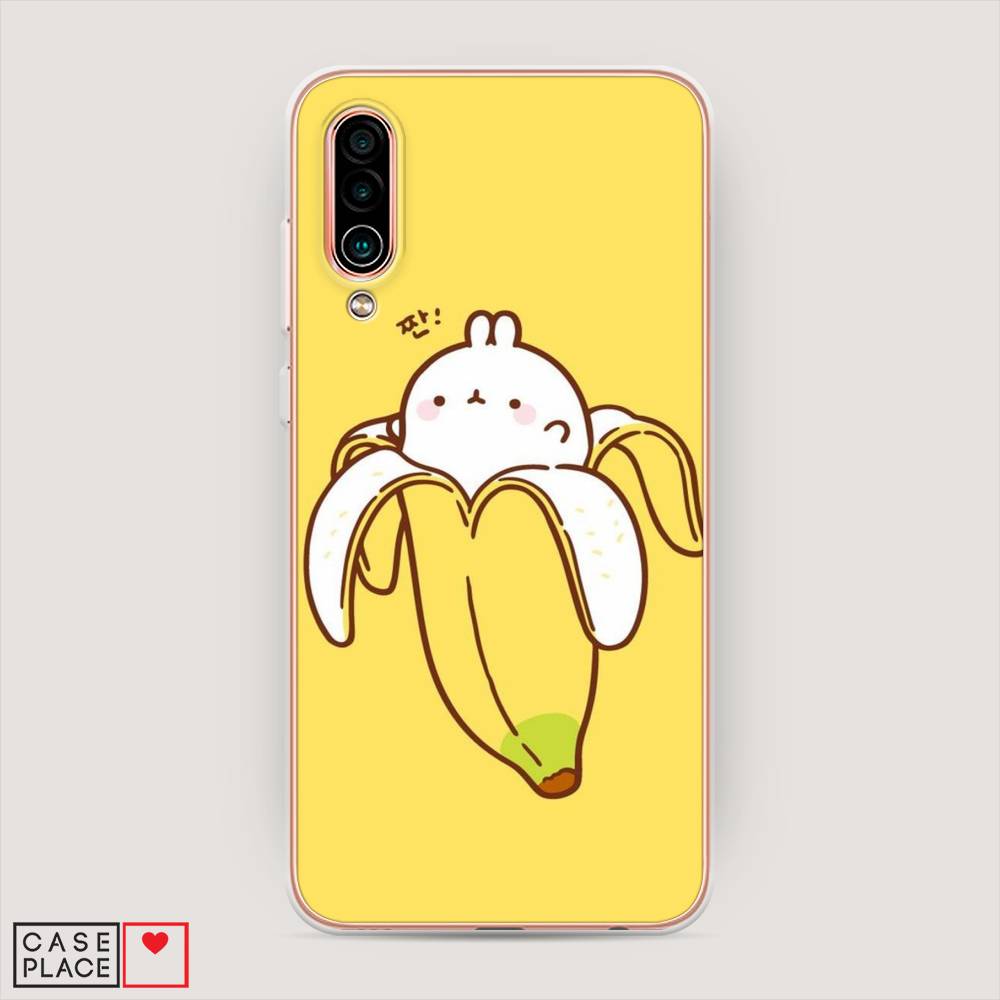

Чехол Awog на Meizu 16Xs "Зайчик-бананчик", Желтый;белый, 73450-2