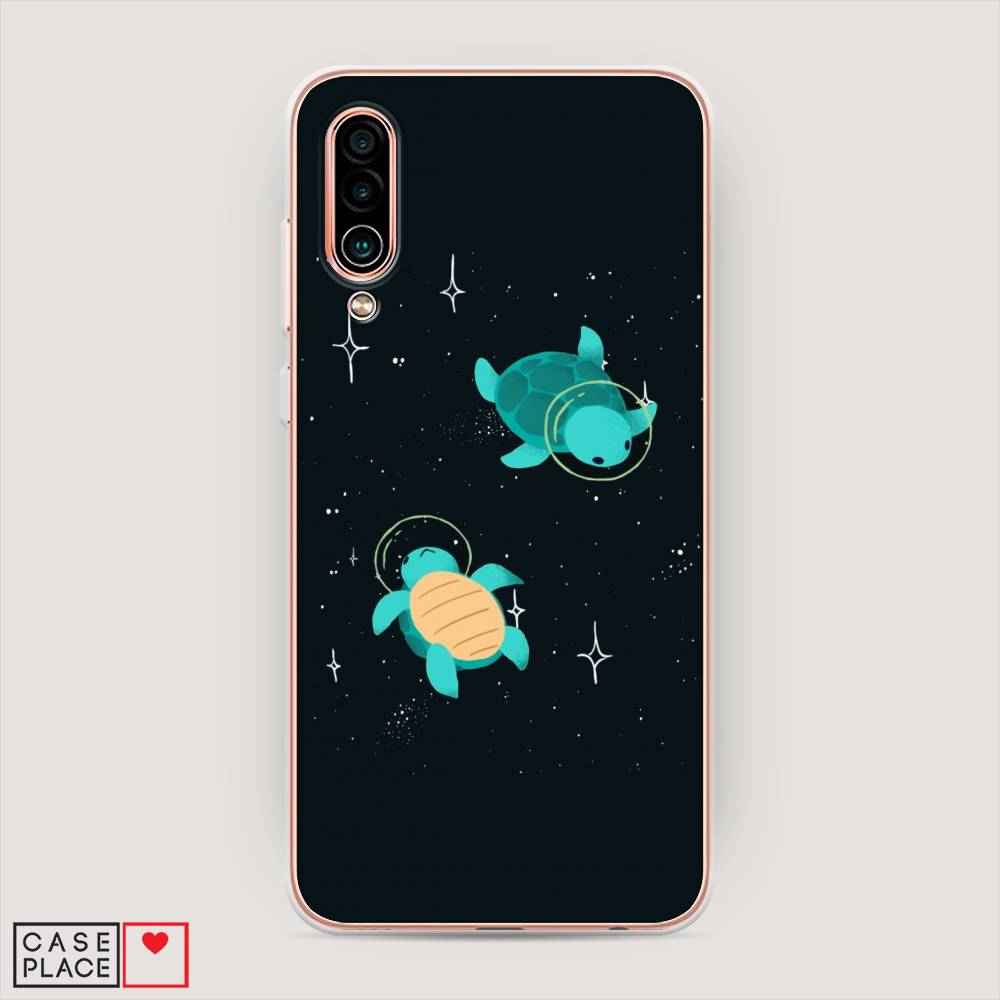 

Чехол Awog на Meizu 16Xs "Черепашки космонавты", Черный;синий, 73450-4