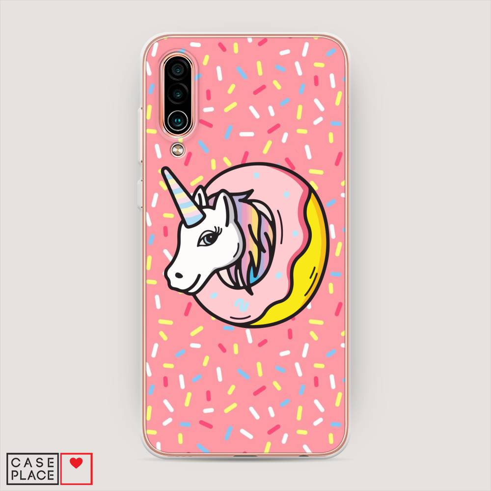 

Чехол Awog на Meizu 16Xs "Единорог в пончике", Розовый;желтый;белый, 73450-2