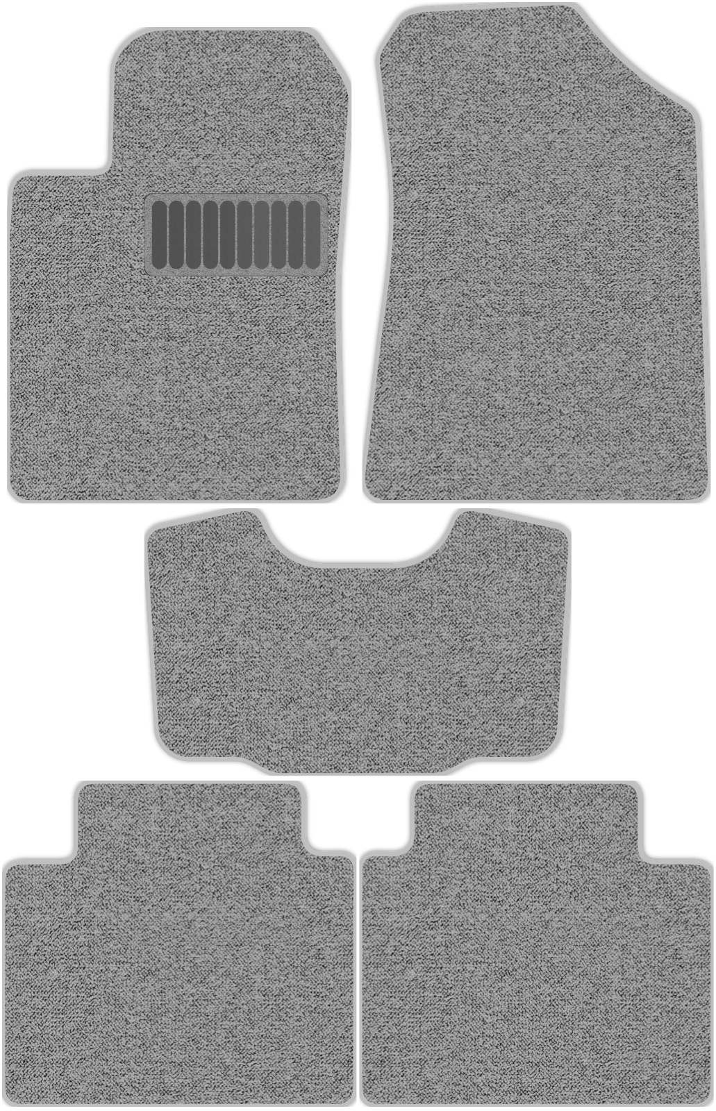 

Коврики в салон Комфорт для Hyundai Grandeur 4 (TG) 2005 - 2009, 5 шт. серый, текстиль, 2406-S5NT-D