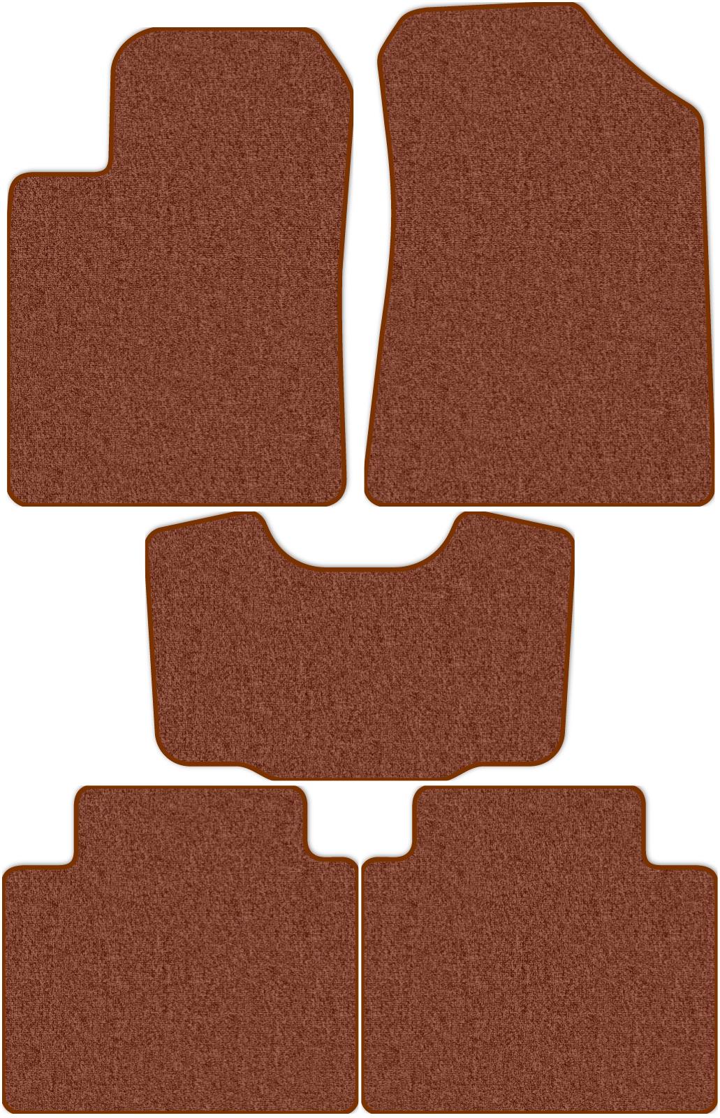 

Коврики в салон Комфорт для Hyundai Grandeur 4 2005 - 2009, 5 шт. коричневый, текстиль, 2406-S5NT-D