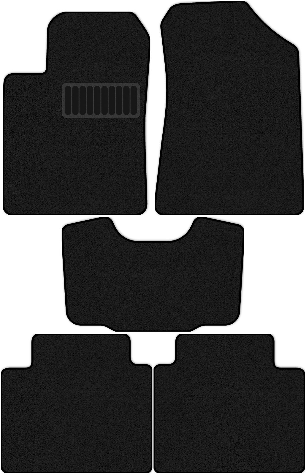 

Коврики текстильные Allmone Стандарт для Hyundai Grandeur IV TG 2005 - 2009, 2406-S5NT-F